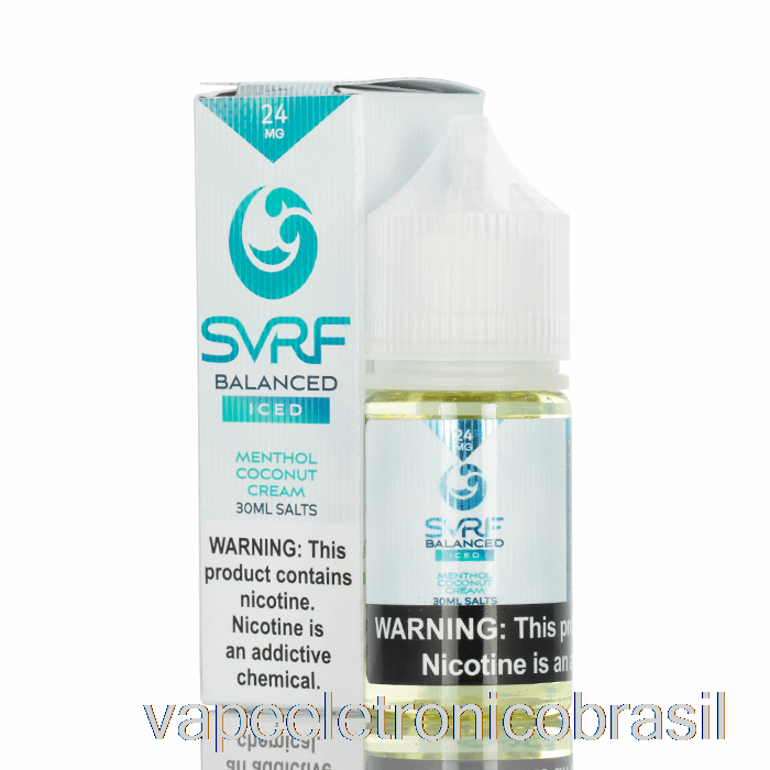 Vape Recarregável Gelado Balanceado - Svrf Salts E-liquid - 30ml 24mg